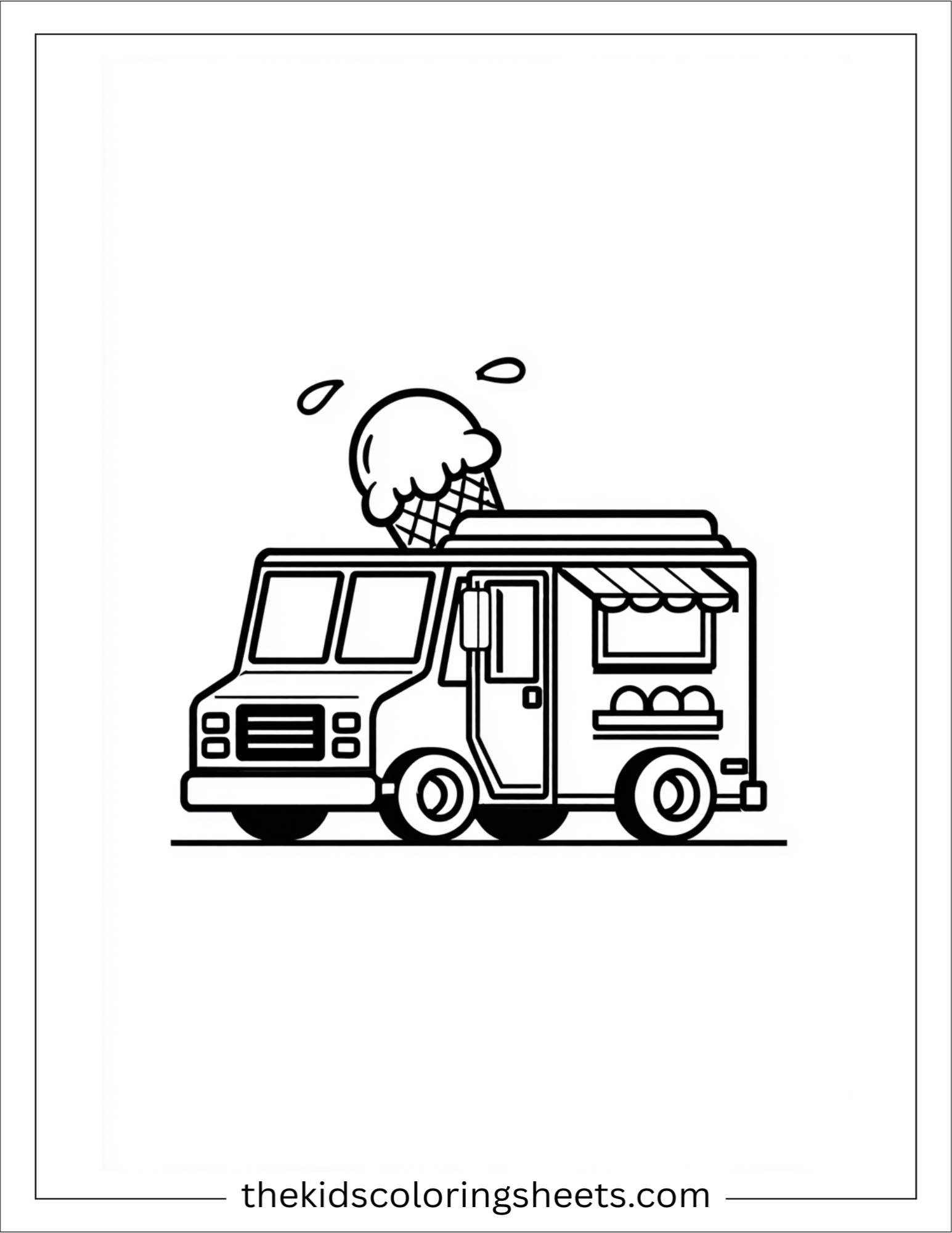 july ice cream truck visit