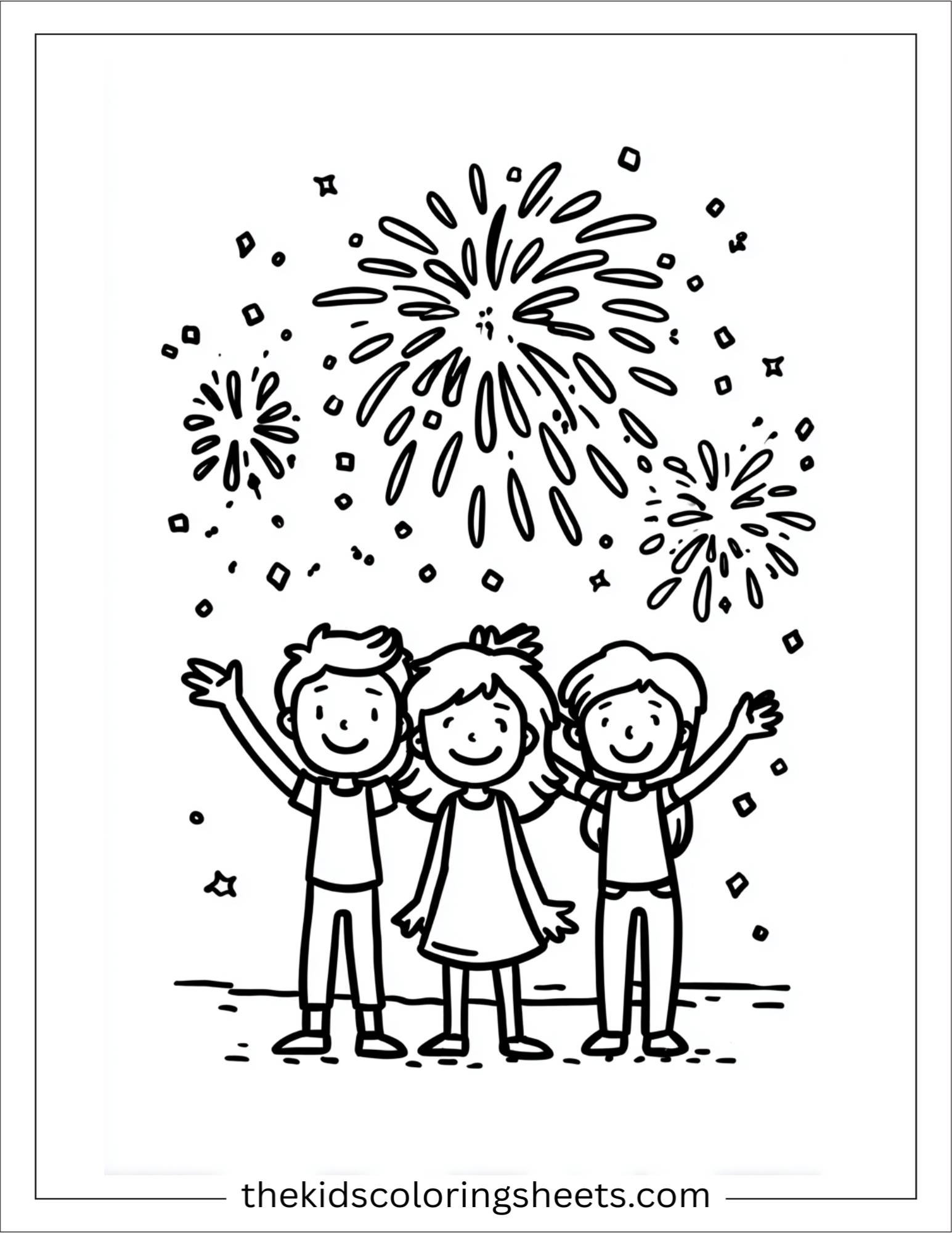 july patriotic fireworks art