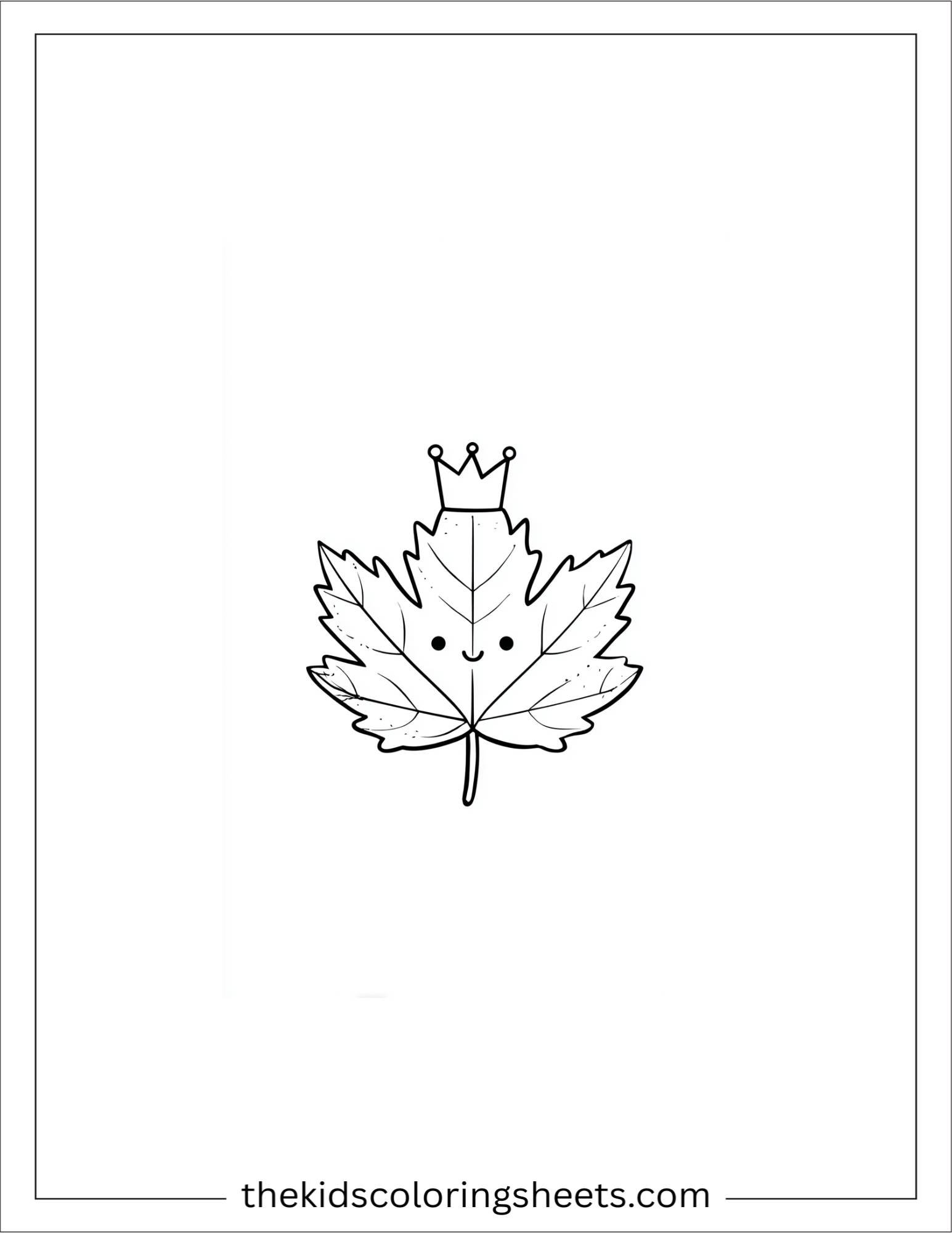 october leaf crown craft
